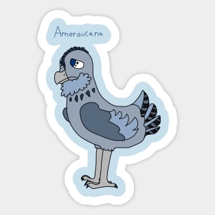 Ameraucana Sticker